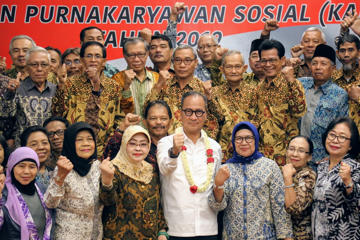 Pertemuan Nasional Kerukunan Purnakaryawan Sosial Tahun 2019 di Hotel Sunan Surakarta